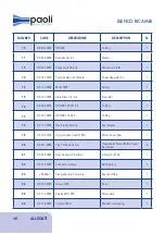 Preview for 48 page of Paoli Avvitatori DP 1800 Operating And Maintenance Manual