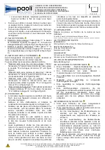 Предварительный просмотр 4 страницы Paoli Avvitatori DP 361 BG Operating And Maintenance Manual