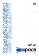 Preview for 1 page of Paoli Avvitatori DP 92 Operating And Maintenance Manual