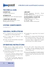 Preview for 12 page of Paoli Avvitatori RED DEVIL 2.0 street legal Operating And Maintenance Manual