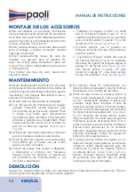 Preview for 38 page of Paoli DP 36 SF EVO Operating And Maintenance Manual