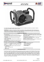Paoli DPH 220 Instruction Manual preview
