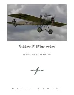 Paolo Severin Fokker E.I Eindecker Assembly Manual предпросмотр