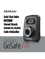 Papago Dashcam GoSafe 330 Quick Start Manual preview