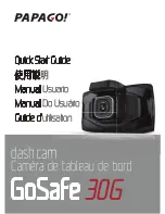 Papago GoSafe 30G Quick Start Manual preview