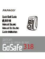 Preview for 1 page of Papago GoSafe 318 Quick Start Manual