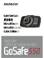 Papago GoSafe 550 Quick Start Manual preview