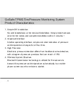 Предварительный просмотр 3 страницы Papago GoSafe TPMS 500BT User Manual
