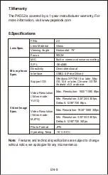 Preview for 9 page of Papalook 1080P User Manual
