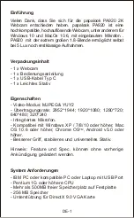 Preview for 8 page of Papalook PA920 User Manual