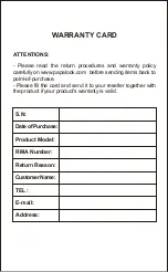 Preview for 47 page of Papalook PA920 User Manual