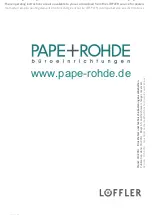 Preview for 21 page of PAPE+ROHDE LOFFLER CYMO Operating Instructions Manual