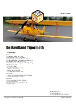 Preview for 1 page of Paper Replika De Havilland Tigermoth Manual