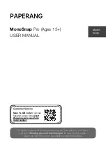PAPERANG MonoSnap Pro User Manual preview