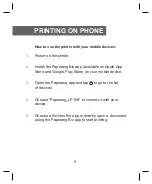 Preview for 9 page of PAPERANG PKT-LP108 User Manual