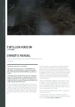 Preview for 2 page of PAPILLON HORIZON 55 Owner'S Manual