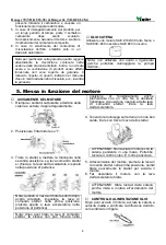 Preview for 8 page of PAPILLON Ranger 39 Instruction Manual