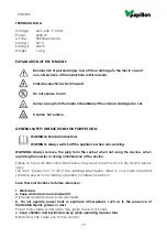 Предварительный просмотр 19 страницы PAPILLON WB 2000 Instruction Manual