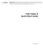 PAR Tablet 8 Quick Start Manual preview