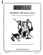 ParaBody 350 Assembly Instructions Manual preview