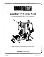 Preview for 20 page of ParaBody 350 Assembly Instructions Manual