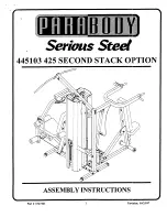 ParaBody 445103 Assembly Instructions Manual preview