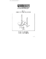 ParaBody 866101 Assembly Instruction Sheet предпросмотр