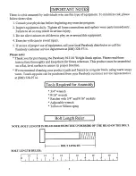 Предварительный просмотр 2 страницы ParaBody 913101 Assembly Instructions Manual