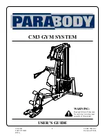 Preview for 1 page of ParaBody cm3 User Manual