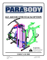 Предварительный просмотр 1 страницы ParaBody Parabody 663 User Manual