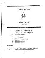 Preview for 1 page of ParaBody PBF501 Assembly Instructions Manual