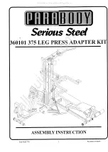 ParaBody Serious Steel 360101 375 Assembly Instruction Manual предпросмотр