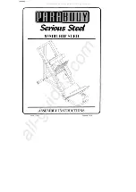 Preview for 1 page of ParaBody Serious Steel 835102 Assembly Instructions Manual