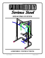 ParaBody Serious Steel Pro System Assembly Instructions Manual preview