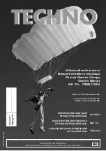 Parachutes de France Techno 98 Owner'S Manual preview