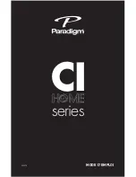 Preview for 15 page of Paradigm CI Home Series Owner'S Manual