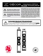 Paradigm Decor 2S Instructions Manual preview