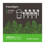 Paradigm Garden Oasis Owner'S Manual preview