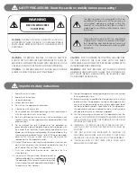 Preview for 3 page of Paradigm MilleniaSub Manual