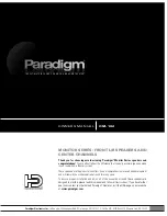 Paradigm OM-102 Owner'S Manual preview