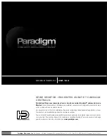 Preview for 10 page of Paradigm OM-102 Owner'S Manual