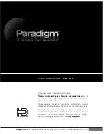 Preview for 1 page of Paradigm OM-105 Owner'S Manual