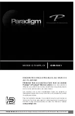 Preview for 15 page of Paradigm OM-581 Owner'S Manual