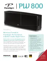 Preview for 31 page of Paradigm PW 600 Owner'S Manual