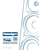 Preview for 1 page of Paradigm SE 1 Owner'S Manual