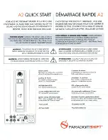 Preview for 1 page of Paradigm Shift A2 Quick Start Manual