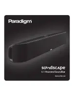 Paradigm SOUNDSCAPE Owner'S Manual preview