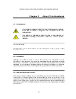 Preview for 8 page of Paradise Datacom Evolution Installation And Operating Handbook