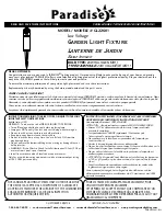 Preview for 1 page of Paradise Datacom GL22601 Instructions