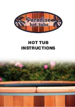 Paradise Datacom HOT TUB Instructions Manual preview